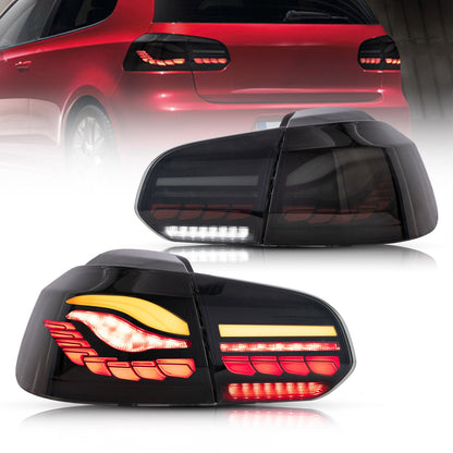 VLAND OLED Tail Lights Fit For Volkswagen Golf 6 MK6 2009-2014 (Europe is 2008-2012)