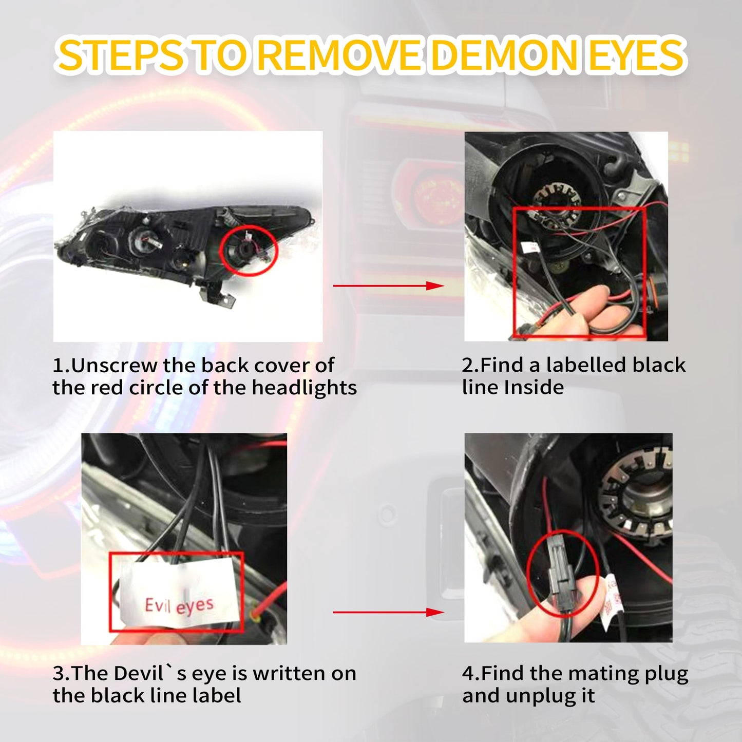 VLAND Dual Beam LED HeadlightsFit For Volkswagen 2011-2017 Polo MK5