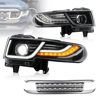 VLAND LED Headlights For Toyota Fj Cruiser With Grille 2006-2022 (Bulbs Not Included)