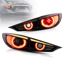 VLAND Full LED Tail Lights for Mazda 3 Axela Sedan 2014-2018 (Sequential Turn Signals w/ Dynamic Welcome Lighting)