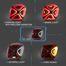 VLAND Full LED Tail Lights For Mercedez Benz Smart 453 Fortwo/Forfour 2015-2020 With Start-up Animation